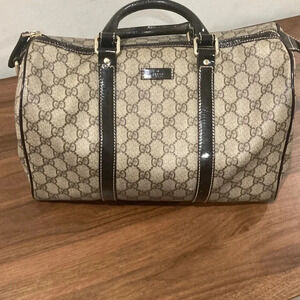 Authentic Gucci Joy Boston Top Handle Brown Bag